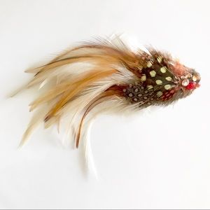 Feather Hair Clip, Barrette, Hair Accessory